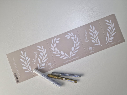 Geschenk-Banderole für Deinen Olivenöl-Kanister